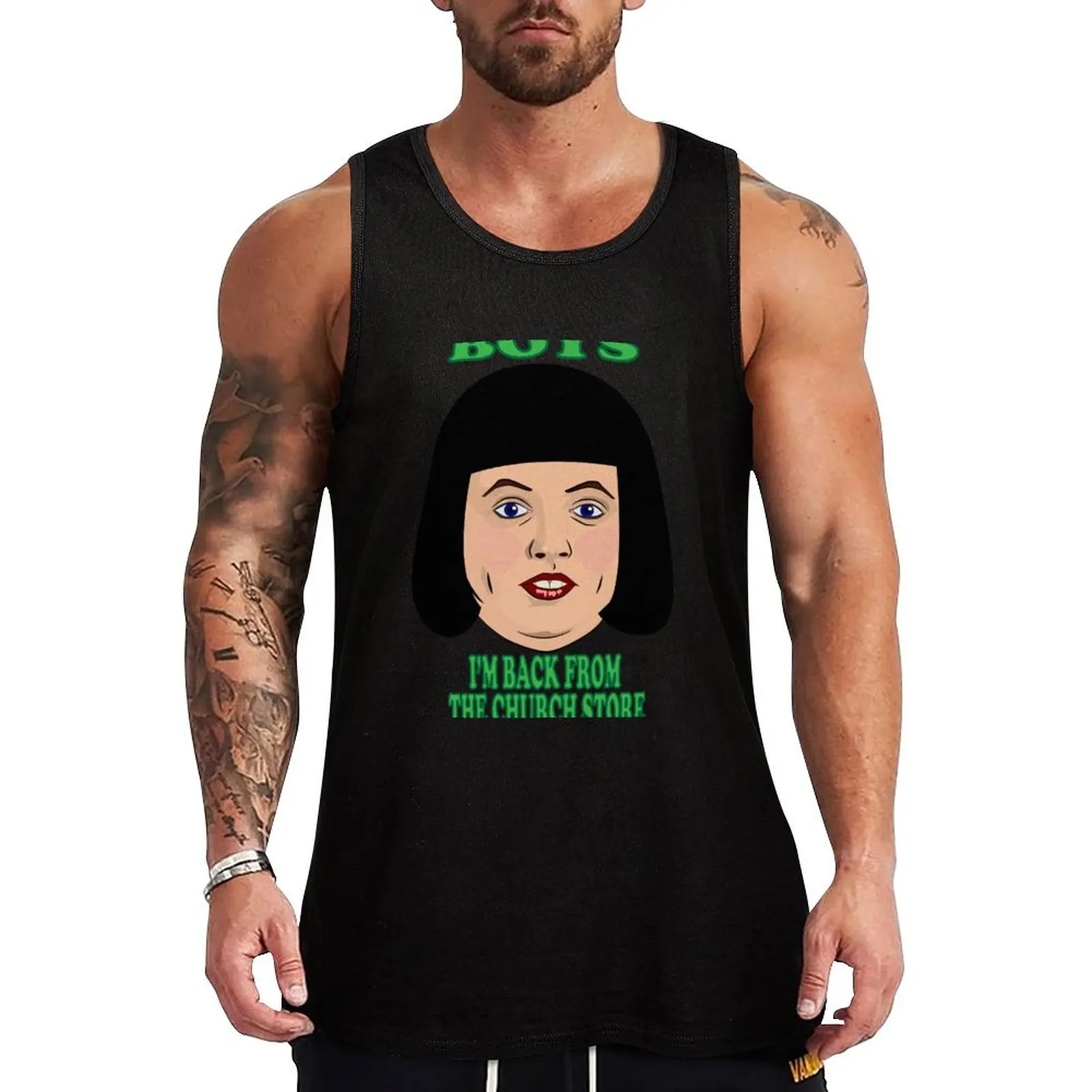 Back from the Church Store Tank Top Simple Tank Top Basic Regular Fit Casual Undershirt