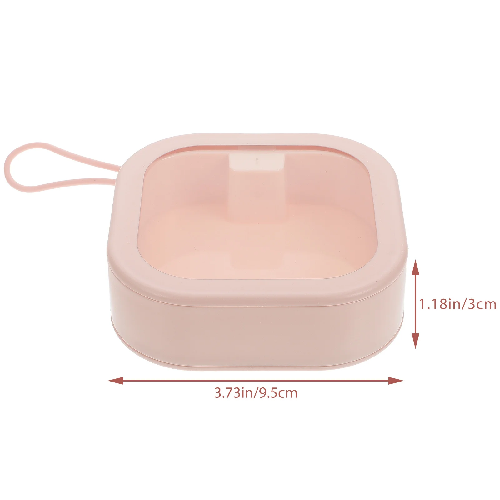 1개입 휴대용 치아 보관함, 틀니/교정기 보관함, 틀니 케이스, 틀니 가드