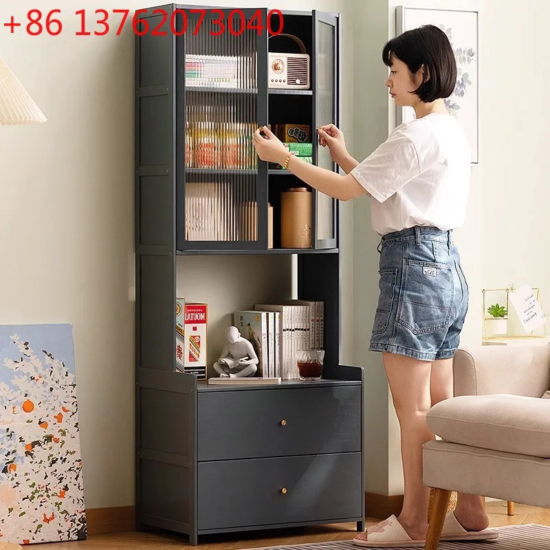 

Integrated Display Living Room Cabinet Bedroom Doors Multi-level Storage Living Room Cabinet Standing Rack Furniture