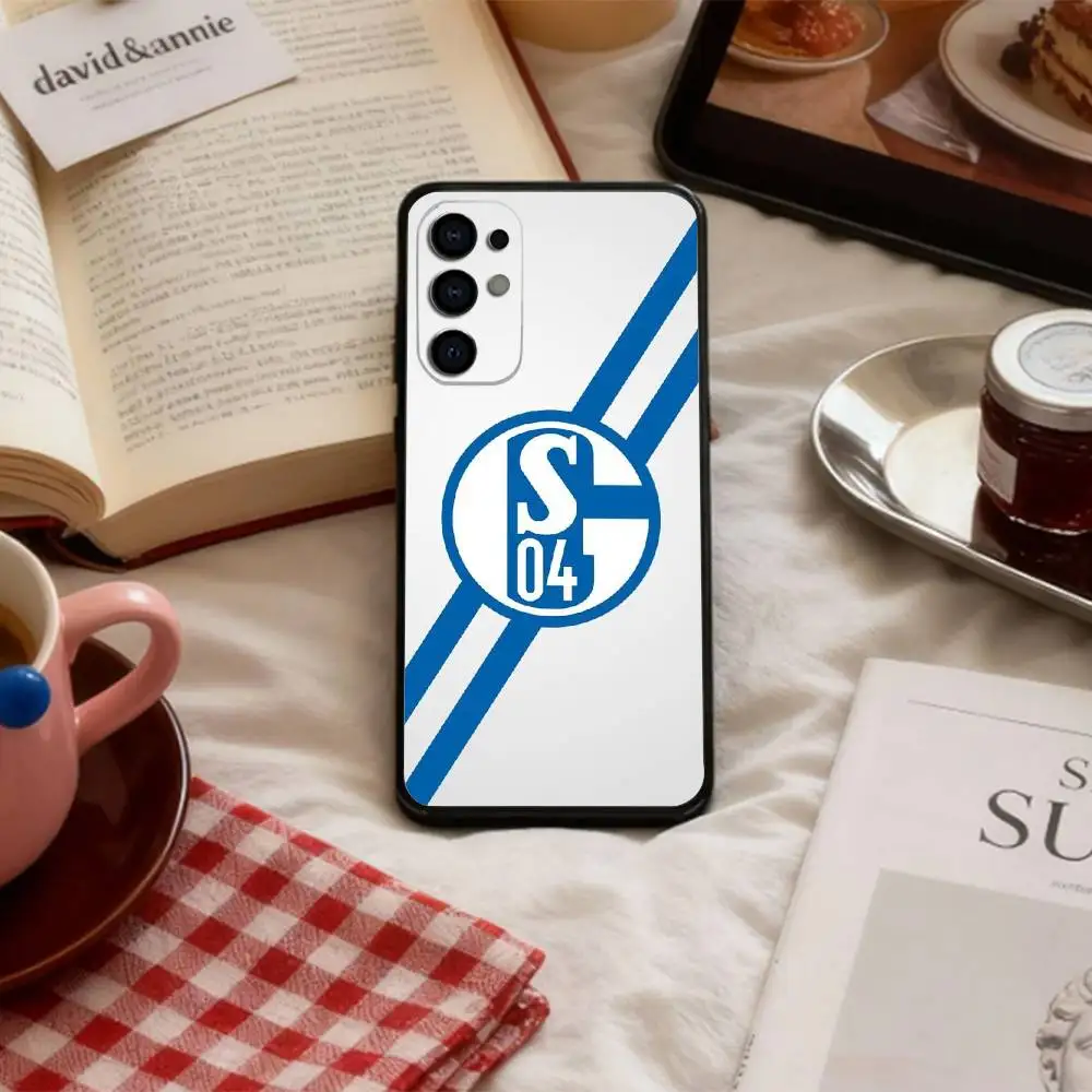 Classic S-Schalke-es 04 P-Pattern   Phone Case For Samsung S 25,24,23,22,30,21,10,9,Ultra,Plus,Lite,FE,4,5 G Soft Black Case view 4