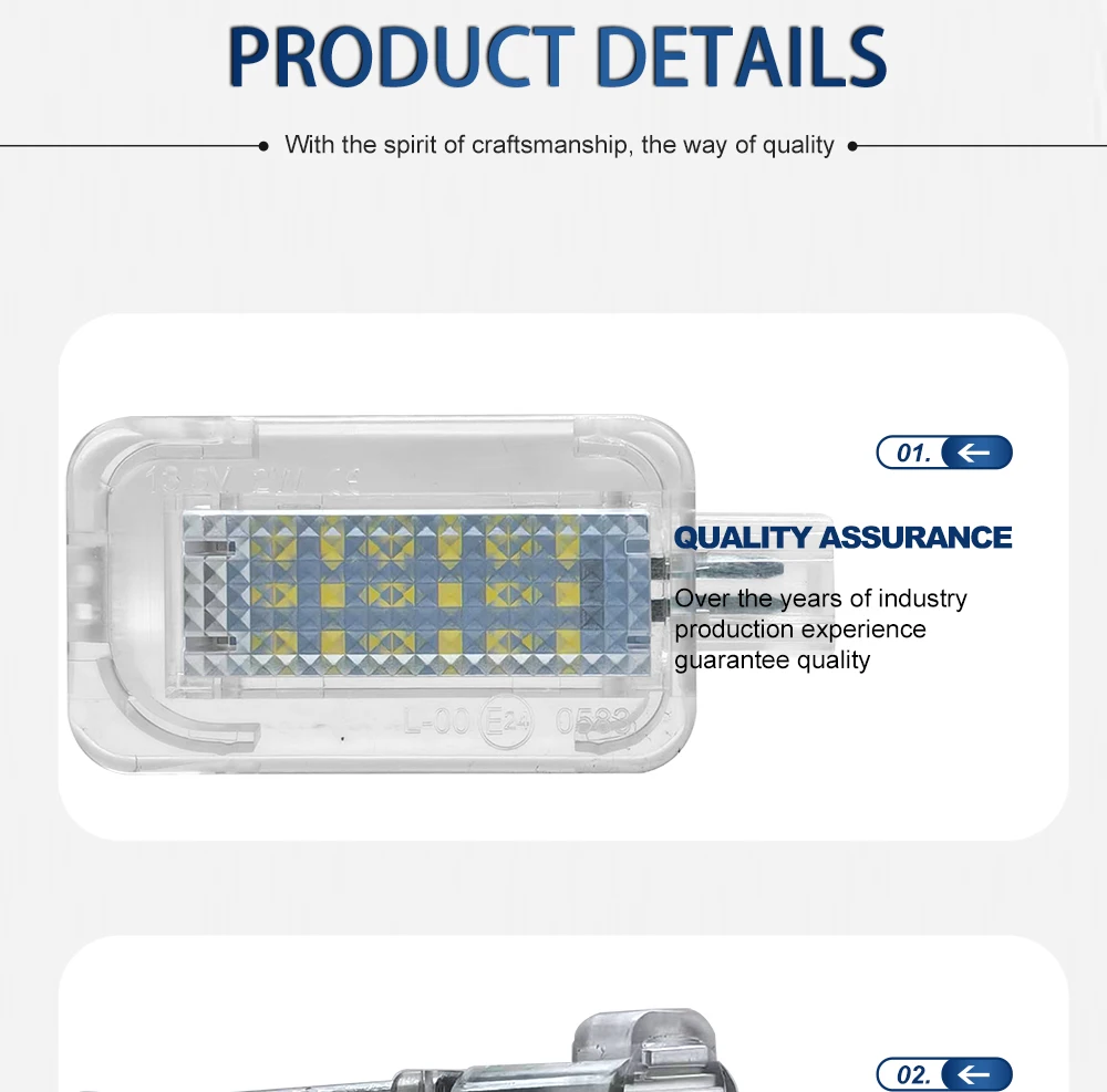 1 Stück Auto-LED-Kofferraumbeleuchtung, Heckklappenlampe 12V Weiß für Honda Civic 11. Generation 2022-2026 Civic Hybrid 2025 – Detail 11