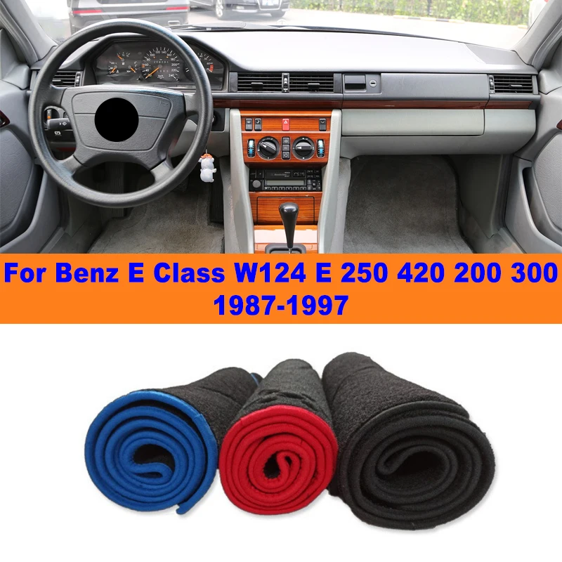 

Anti-Glare Dashboard Cover Dash Mat Non-Slip Sun Shade Pad Interior Protector For Benz E Class W124 E 250 420 200 300 1987-1997