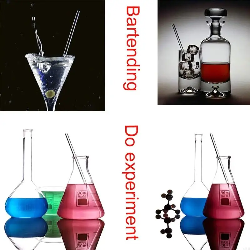 Y5LB Drompers Glass Droppe Drip Pipette Pipetes đặt Clear