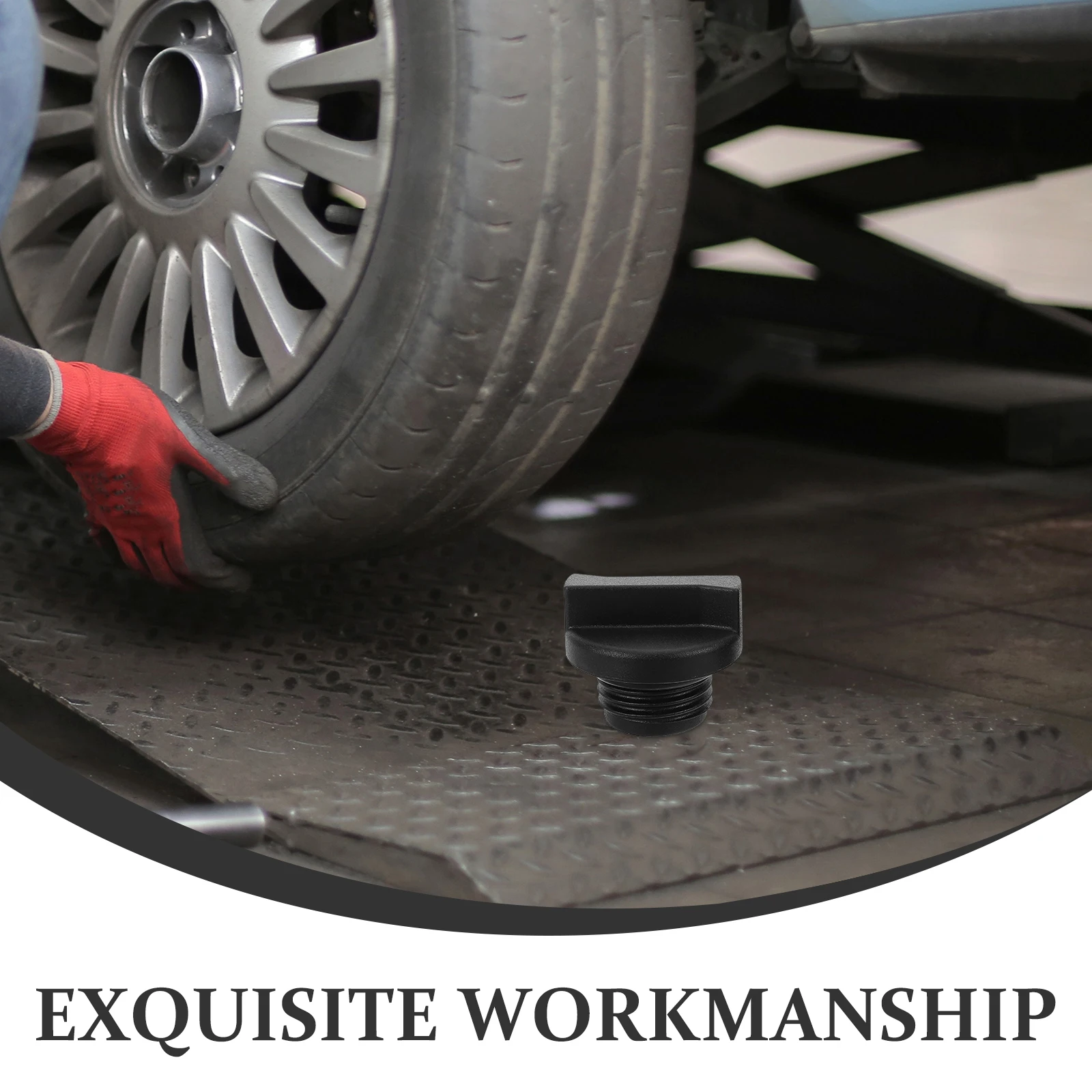 

2pcs Oil Filler Oil Cover Durable Plastic Secure Seal Leak-Proof Universal Replacement For Car Engine Automatic Fast