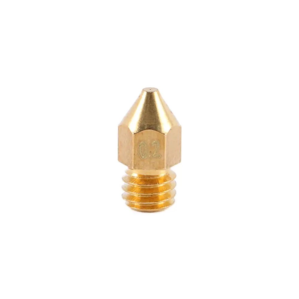 5/10PCS MK8 Brass Nozzle 0.2MM 0.3MM 0.4MM 0.5MM Extruder Print Head Nozzle For 1.75MM CR10 CR10S Ender-3 3D Printer Accessories