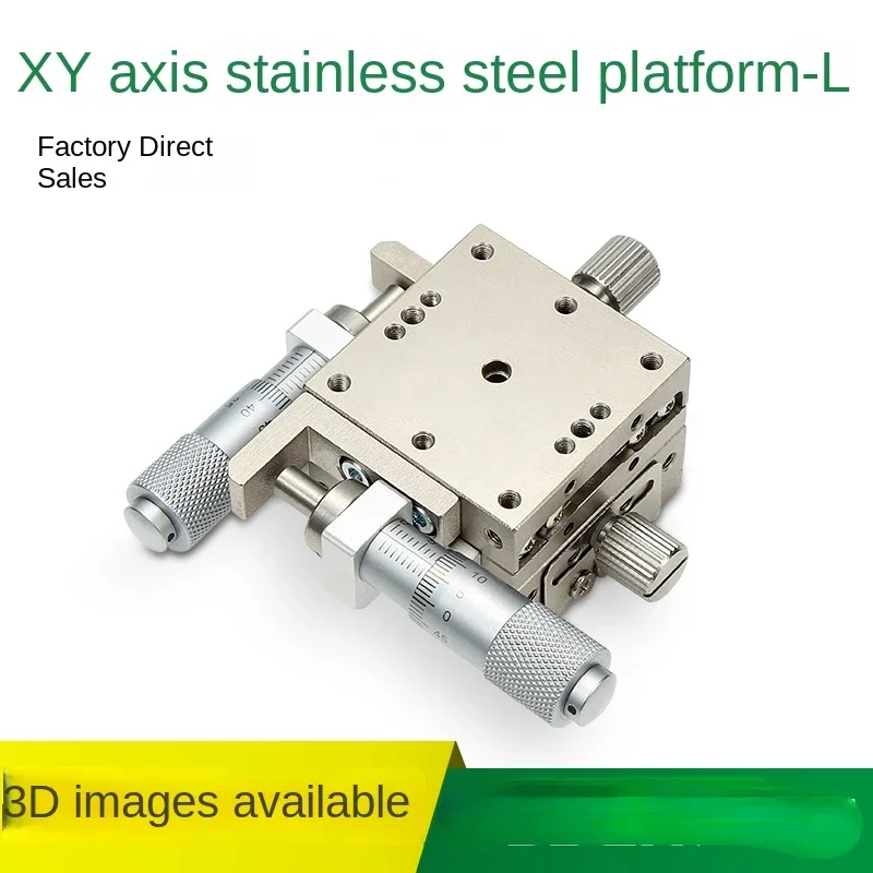 

X-Axis Displacement Platform Lbx40/60/25/Lby100 Precision Manual Fine-Tuning Linear Moving Stainless Steel Sliding Table