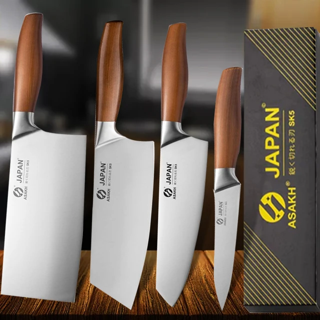 Profesjonalne japońskie noże kuchenne Santoku nóż ze stali nierdzewnej filet rybny krojenie mięsa Tasak nóż szefa kuchni narzędzia kuchenne