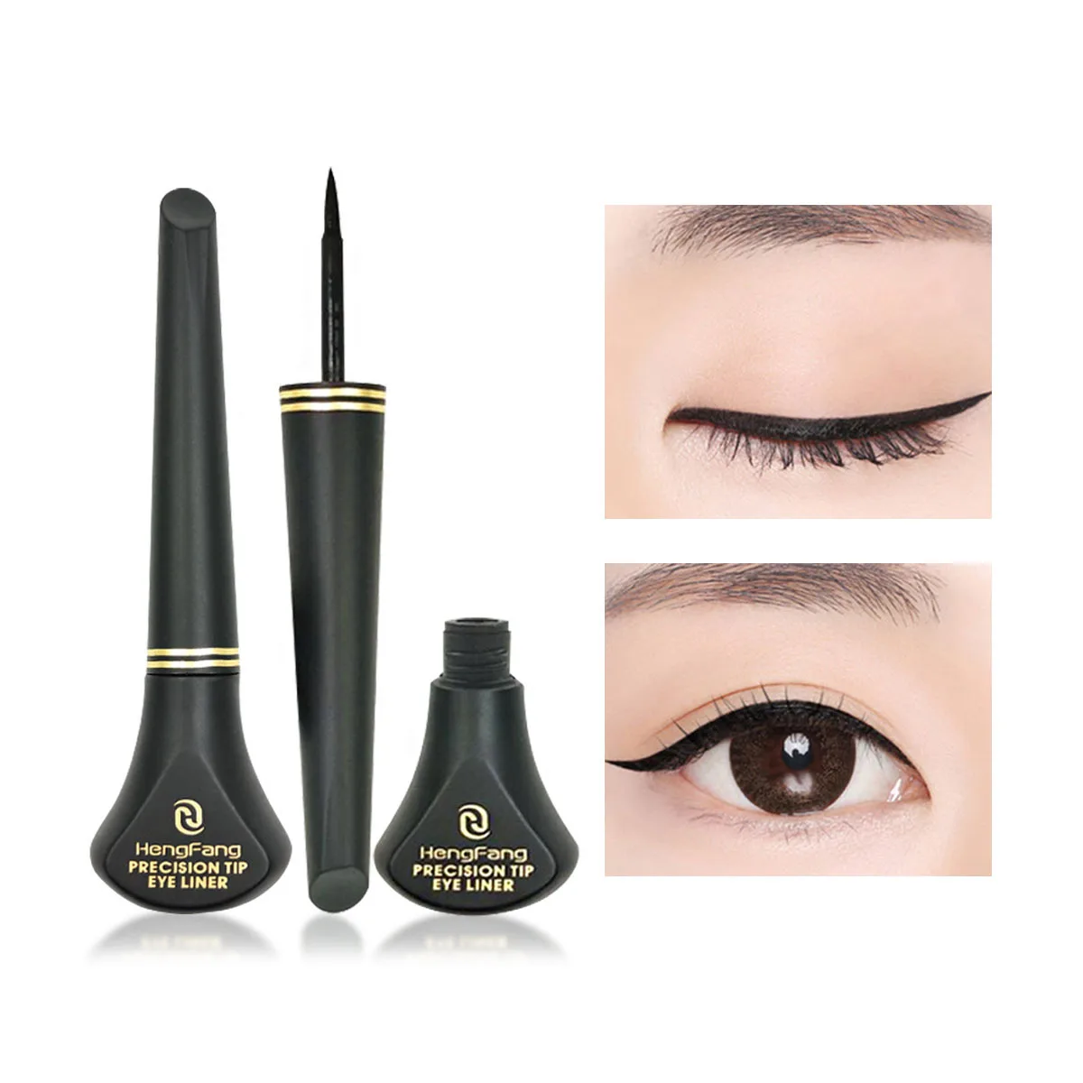 Makeup Black Liquid Eyeliner No Smudging No Makeup Waterproof And Sweat-proof Soft Make-up Eye Liner Superfine Eyes Liner