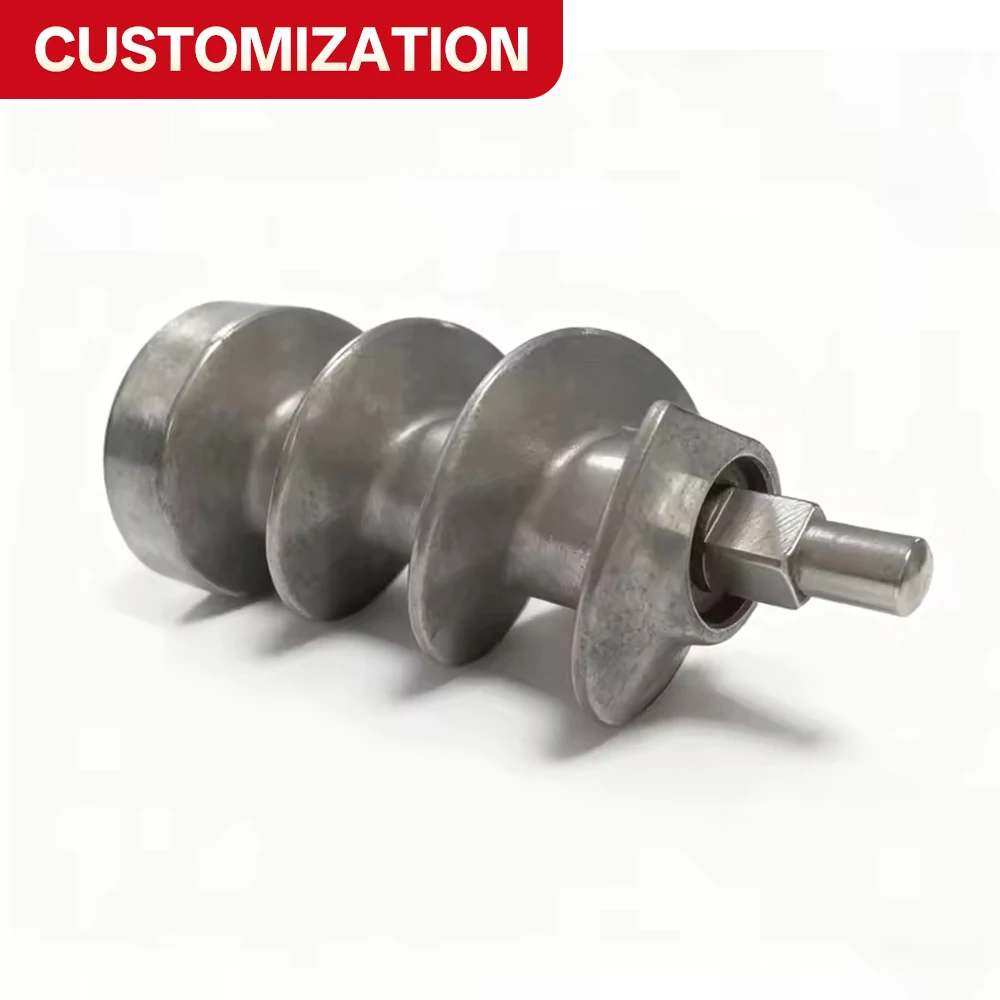 

Custom Casting Auger Screw Meat Grinder Spare Parts Stainless Steel Investment Casting Service Feed Screw Metal Die Casting Part