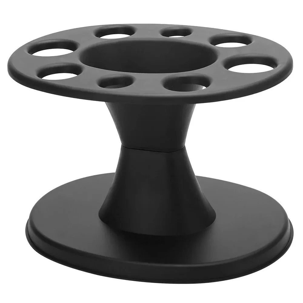 

Durable Hairdressing Tool Barber Comb Storage Stand Holes Round Hair Styling Holder Plastic Inserting Holder