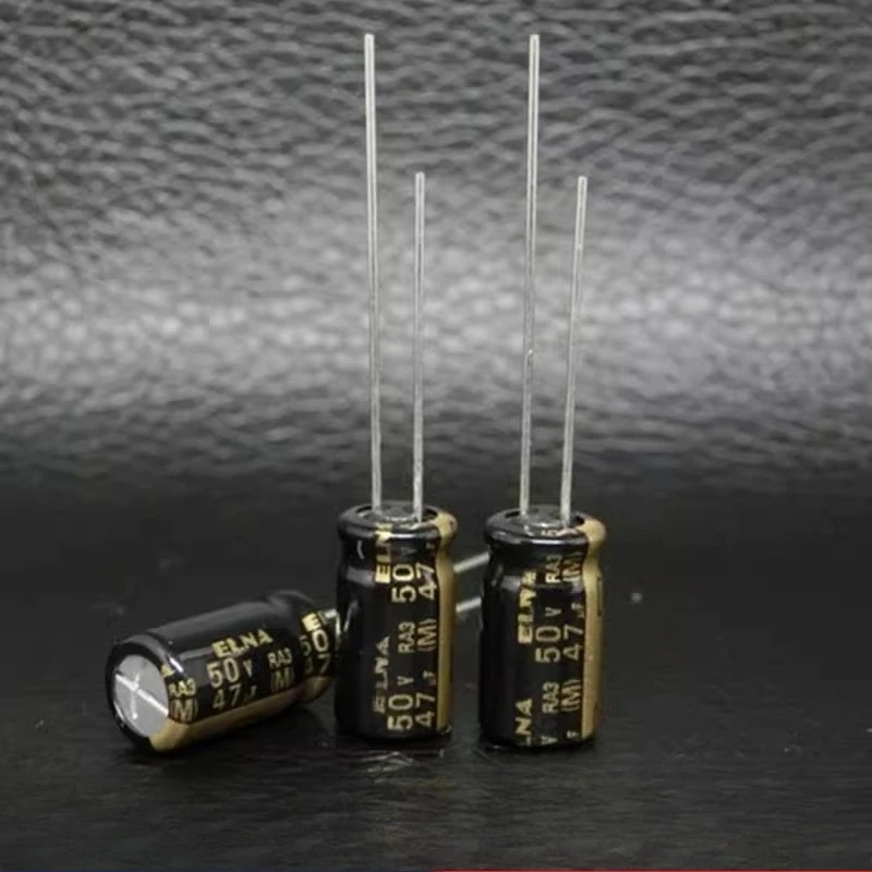 for ELNA RA3 50v47uF Imported Audio Hi-Fi Electrolytic Capacitor 6.3*11mm 100pcs