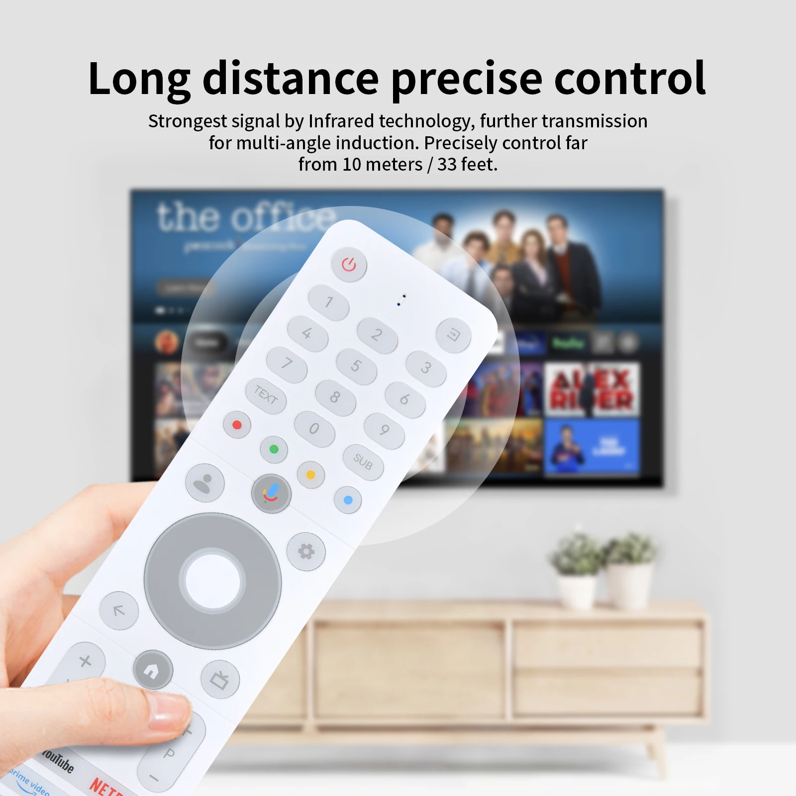 Голосовой пульт дистанционного управления для Google TV Thomson 4K RC112GUW