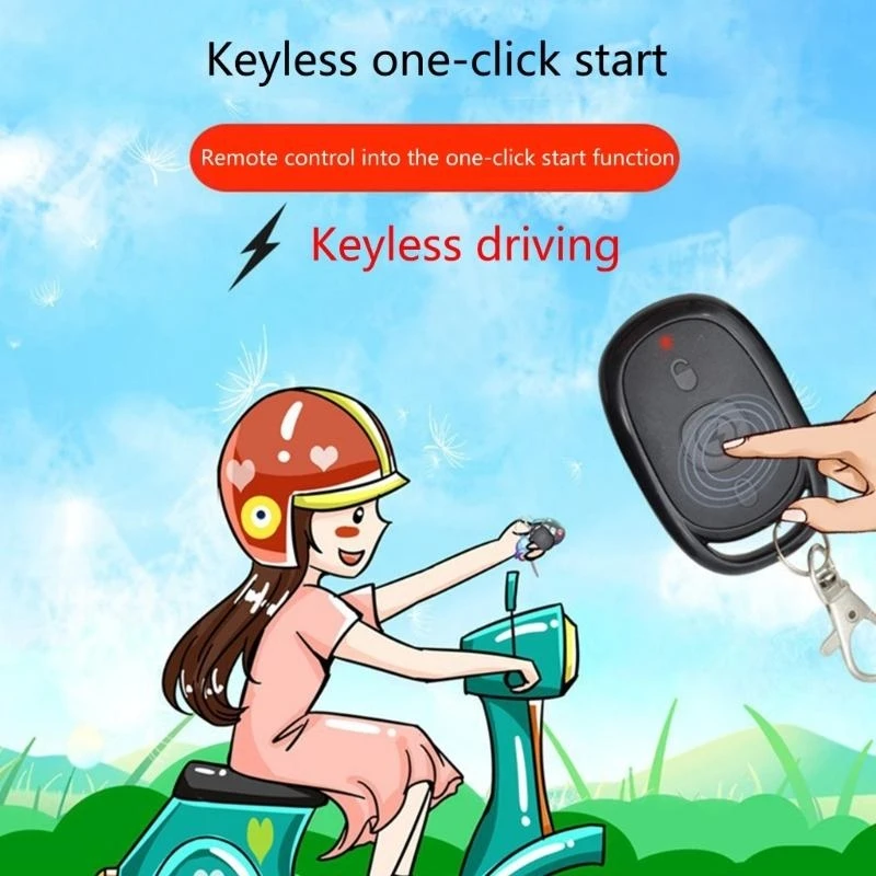  Weatherproof Electric Bike Alarm Low Power Consumption for Outdoor Activities