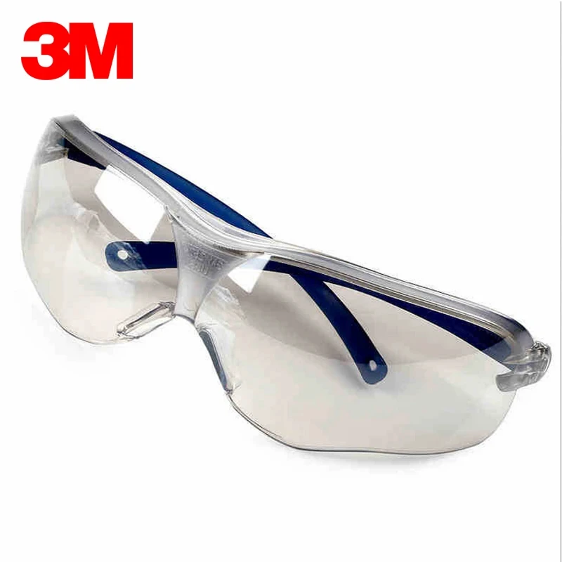 3M 10436 Safety Goggles Men Fashion Sunglasses Outdoor Work Sports Cycling Anti UV Shock Dust Resistantm UV Protection Glasses