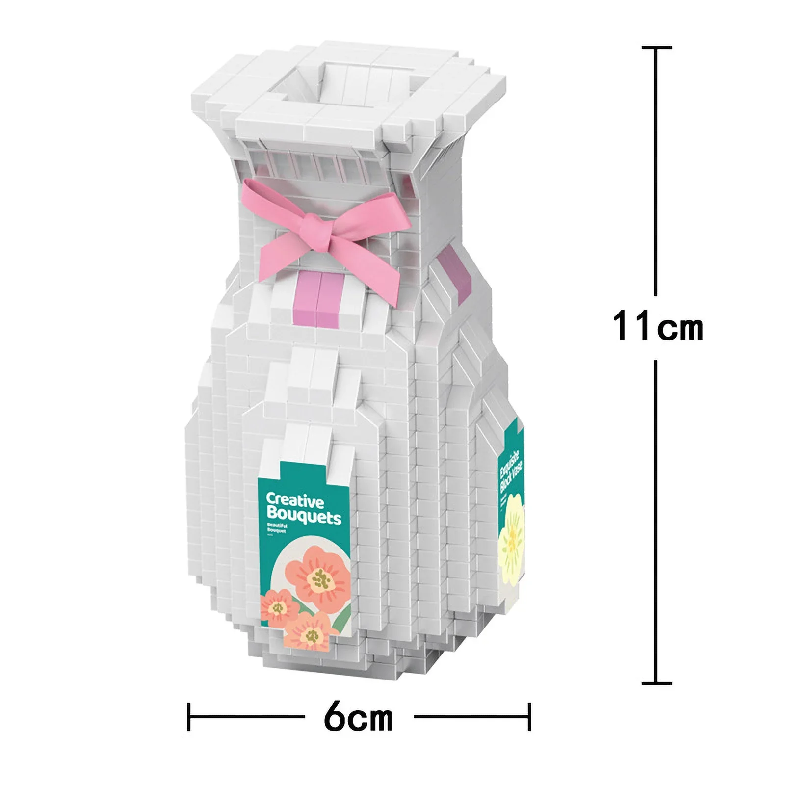 Valentine's Day Immortal Bouquet Creative Desktop Decoration Flowers Building Blocks Puzzle Simulation Toy Girls Gifts #T3 - Image 5