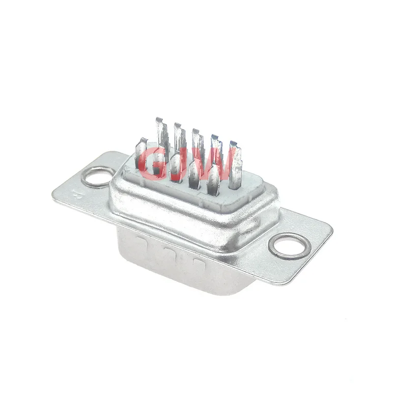 5pcs HD D-SUB DB15 15 Pin Male Female Standard Solder Type VGA Socket Connector Converter Adapter 3 Rows 15P