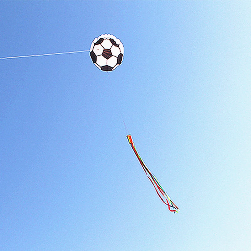 free shipping football kite flying toys for children inflatable toy kite for kids pipa voadora kite surf sports play stunt kite