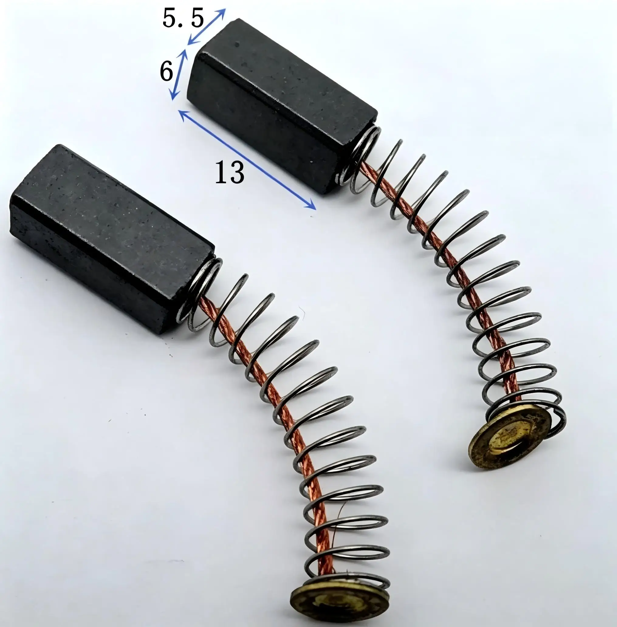 5 pcs Motor Carbon Brushes 5.5*6*13mm,apply for Blender/Soy Milk Maker/Food Processor/Meat Grinder