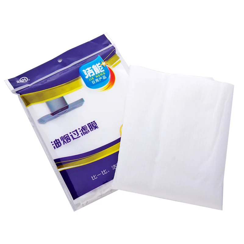 12Pcs Clean Cooking Nonwoven Range Hood Grease Filter Kitchen Oil Filter Papers Good Kitchen Cleaning Tool Good Air Permeability