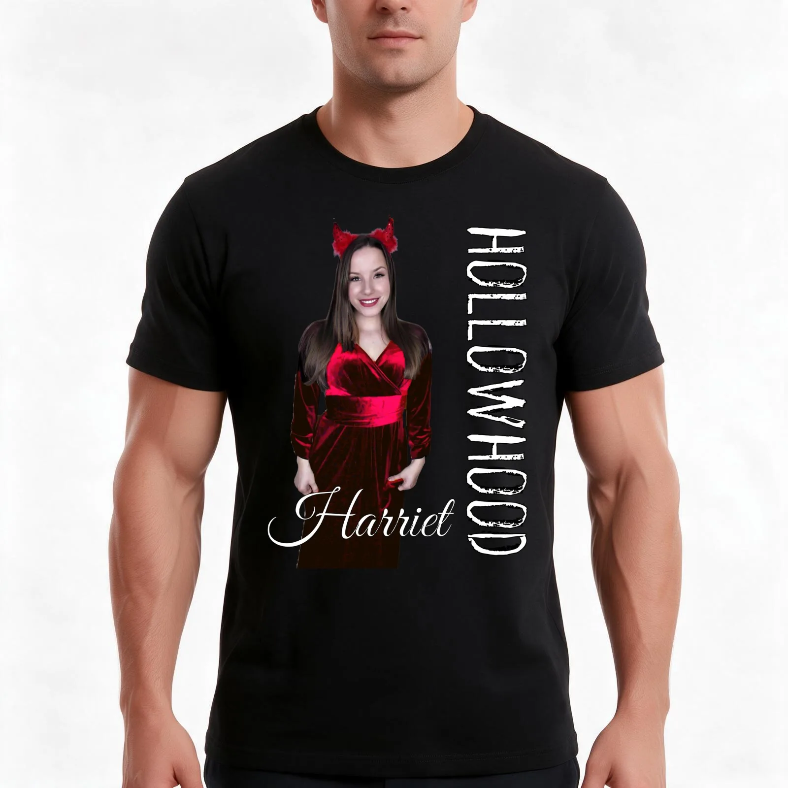 Harriet Holt from Hollowhood T-Shirt Summer Casual Cotton Tee Oversized Streetwear Tops Vintage Graphic Print 100% Cotton