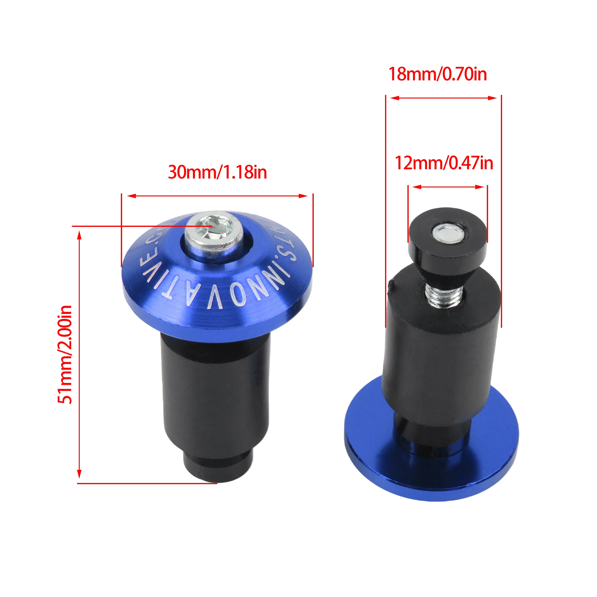 Universal Motorcycle 22mm 7/8" Handlebar End Caps Motocross CNC Bar End Plugs For KTM EXC EXCF XC XCF XCW SX SXF TPI SIX DAYS - view 6