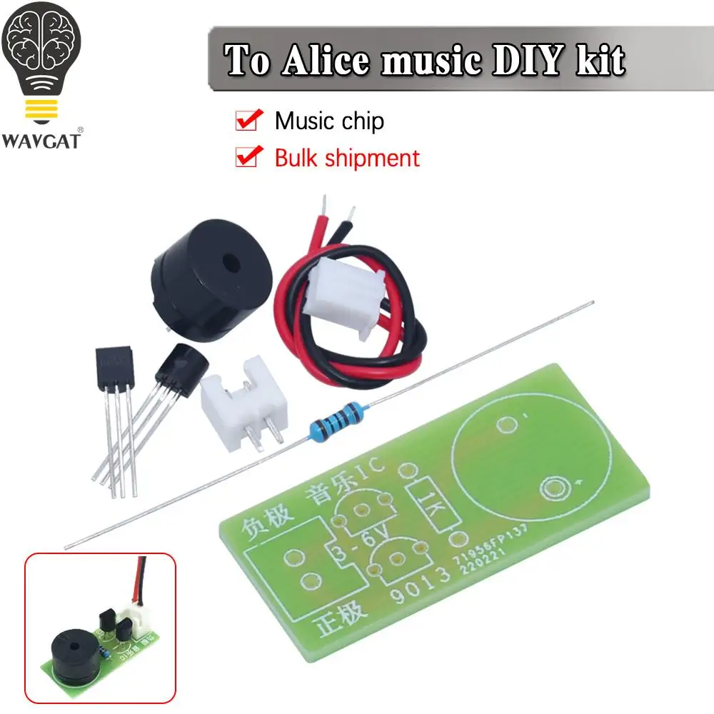 Wavgger NEW To alicja zestaw muzyczny, Chip, muzyka IC, łatwa produkcja elektroniczna, DIY