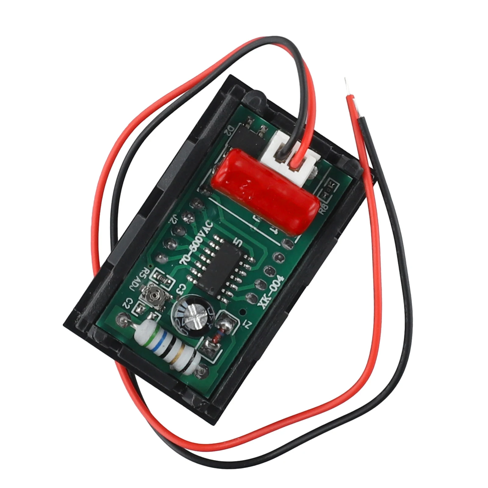 DSN DVM 568ac AC Voltage Meter With 2-Line LED Display For 70V 500V Range Self-Powered Design No External Power Required