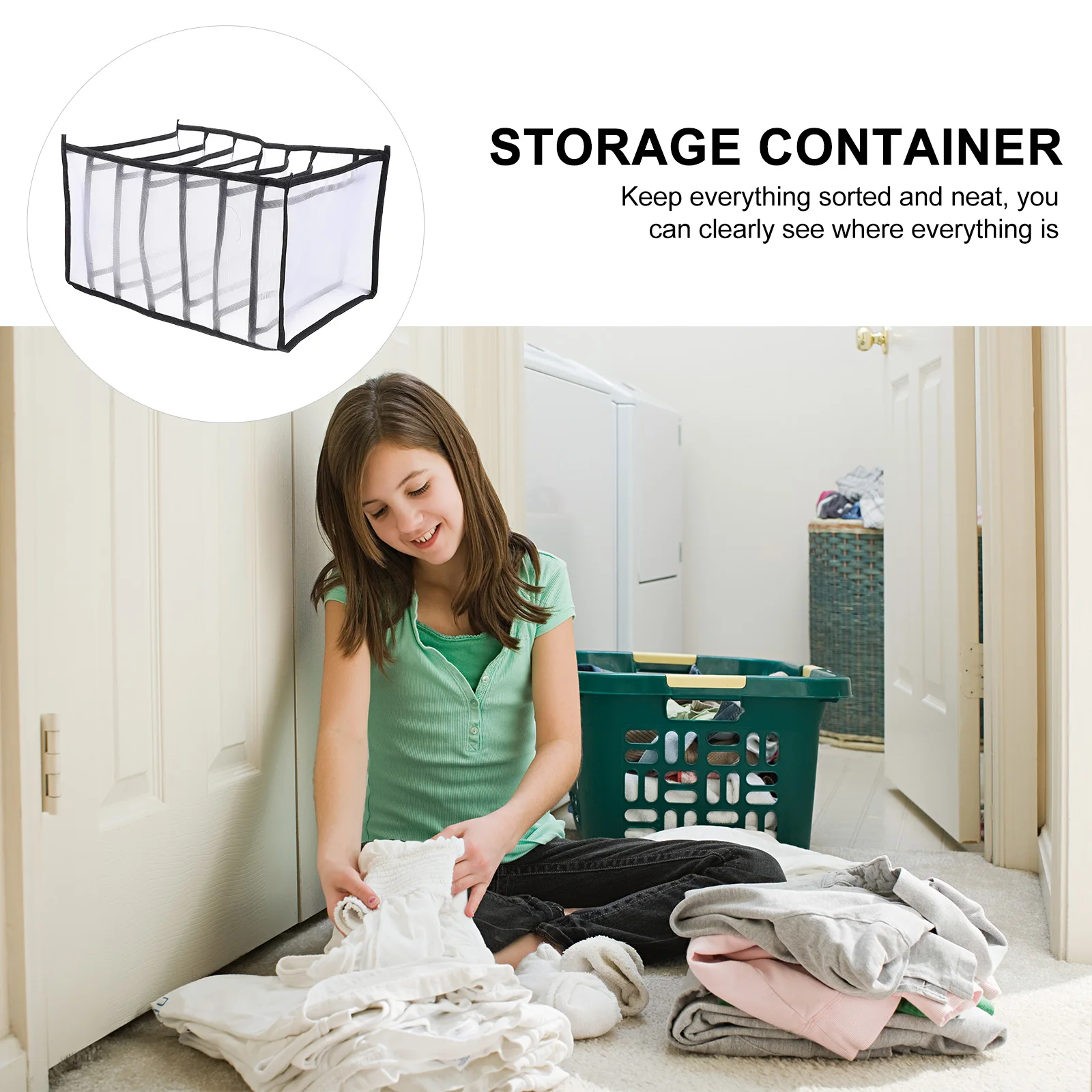 

2PCS Underwear Storage Box Wardrobe ganizer High Quality Material Save Space Closet Drawer Cabinet Container