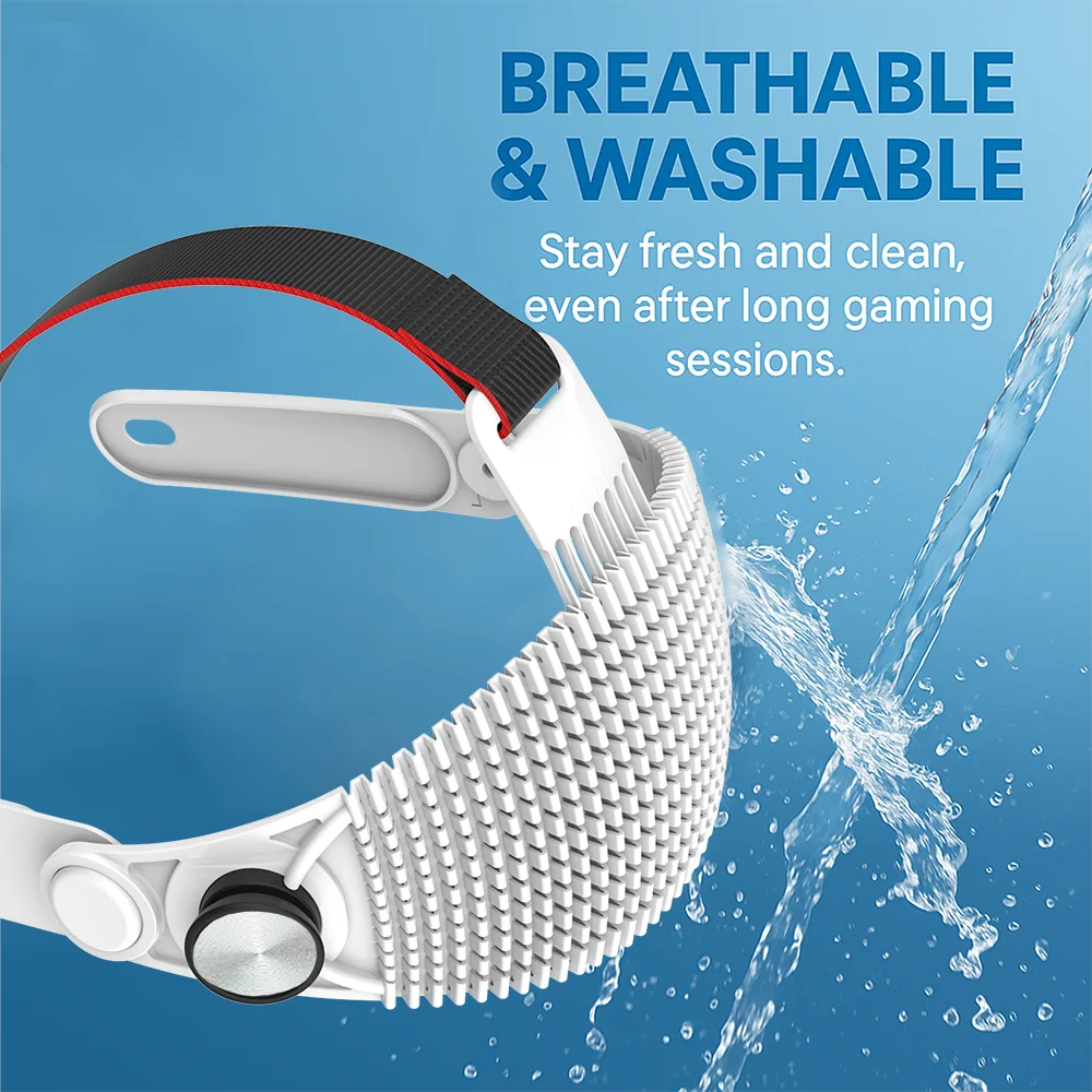 

Head Strap for Quest 3S/3 VR Light Adjustable Comfortable Soft Wear Headset Elite Strap For Meta Quest 3S/Quest 3 VR Accessories