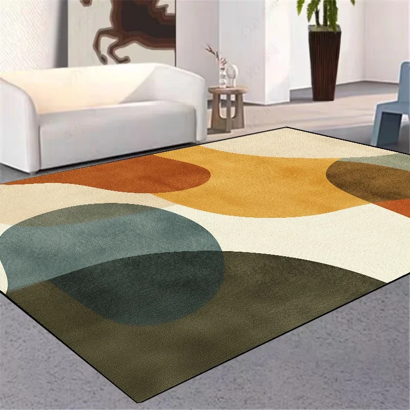 

Modern Geometric Abstraction Large Carpet for Living Room Decor Sofa Area Rug