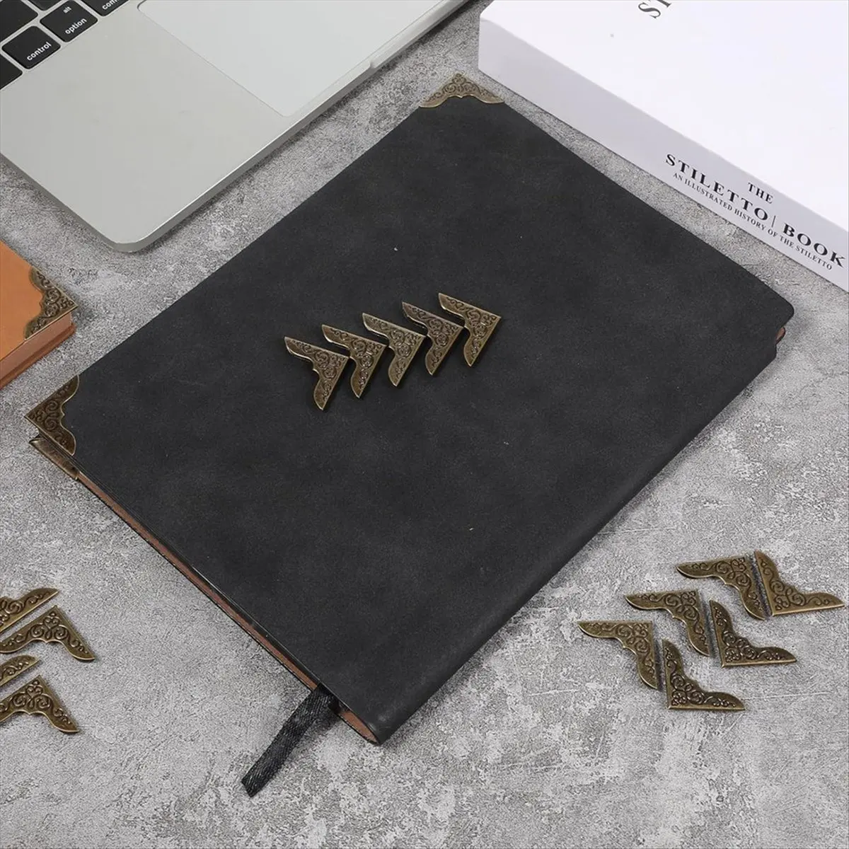 

80 шт. железные защитные уголки для книг, винтажные металлические уголки для книг, для краев книг Paperbacks, защита для фотографий, скрапбукинга