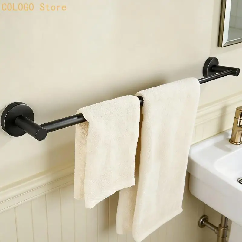 Steel Suction Cup Extendable Towel Rack Not Drilling Required Strong Adhesion Modern Designs for Bathroom Use D0LD