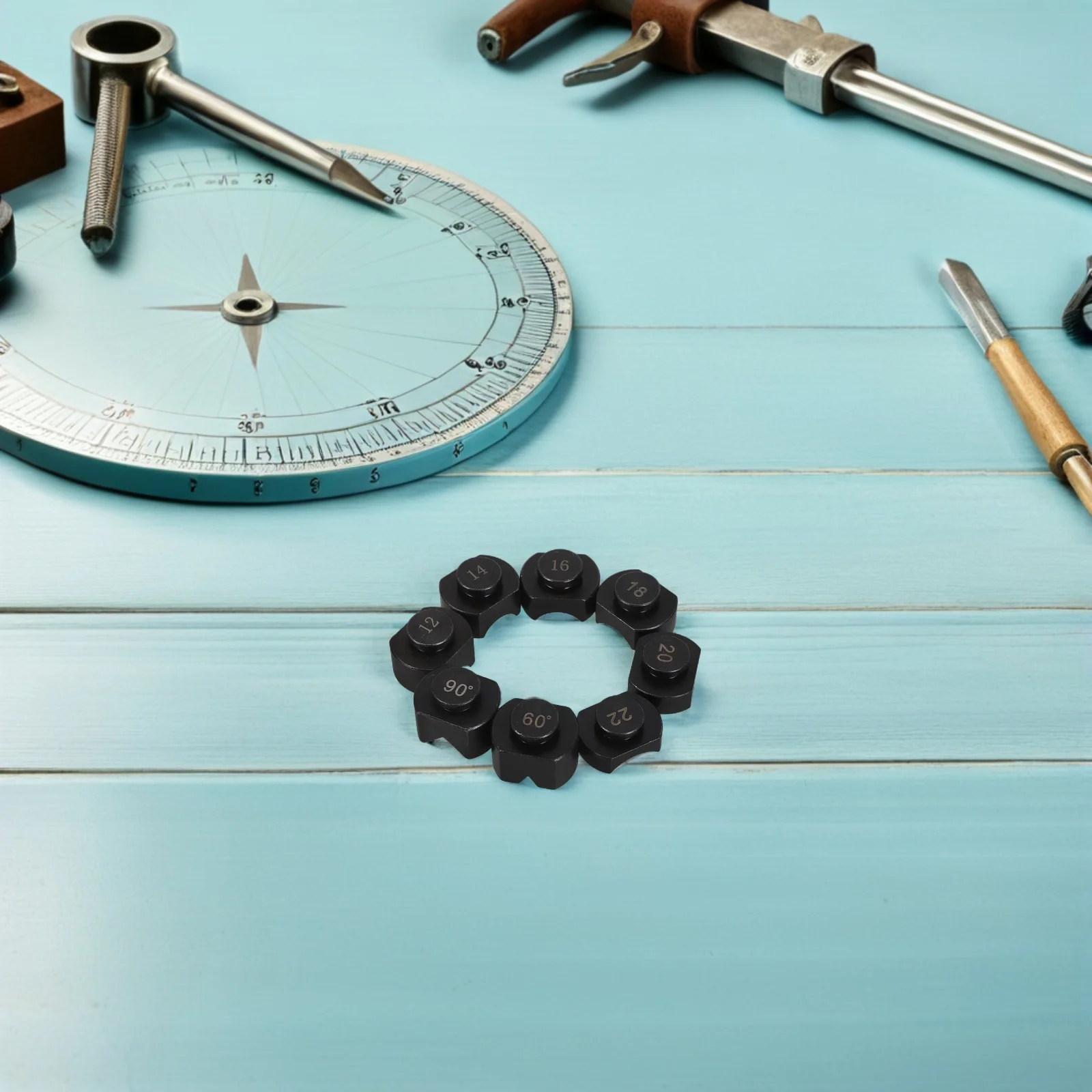 

8pcs Jewelry Bending Dies Precise Ring Bending Mold For Diy Jewelry Making Durable Chromium Steel Replacement Dies -