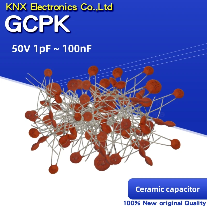 1000pcs Ceramic capacitor 50V 1pF ~ 100nF 0.1uF 104 4.7PF 10PF 22PF 33PF 47PF 100PF 101 220PF 10NF 330PF 470PF 1NF 103 47NF 473