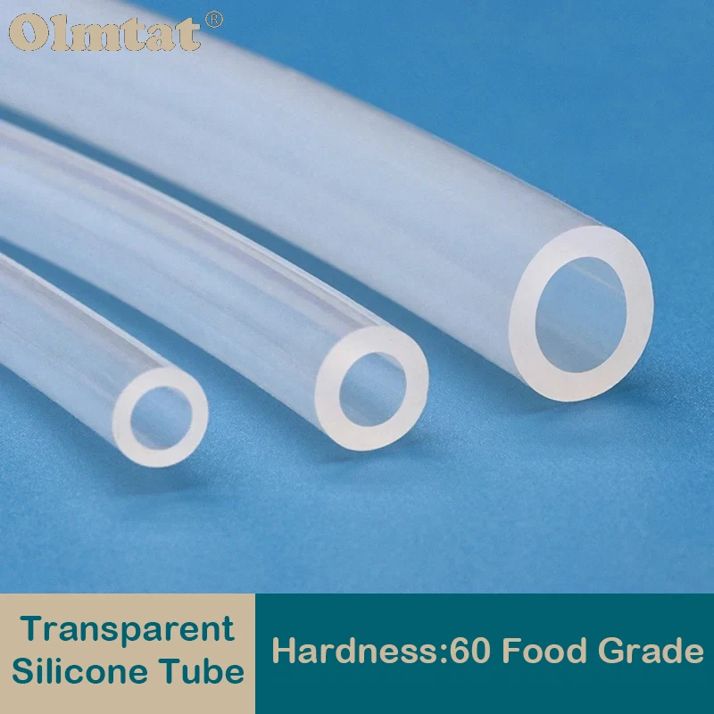 

1M Food Grade Silicone Rubber Hose Transparent Flexible Silicone Tube Diameter 10mm 11mm 12mm 14mm 16mm 18mm 20mm 30mm 50mm Tube