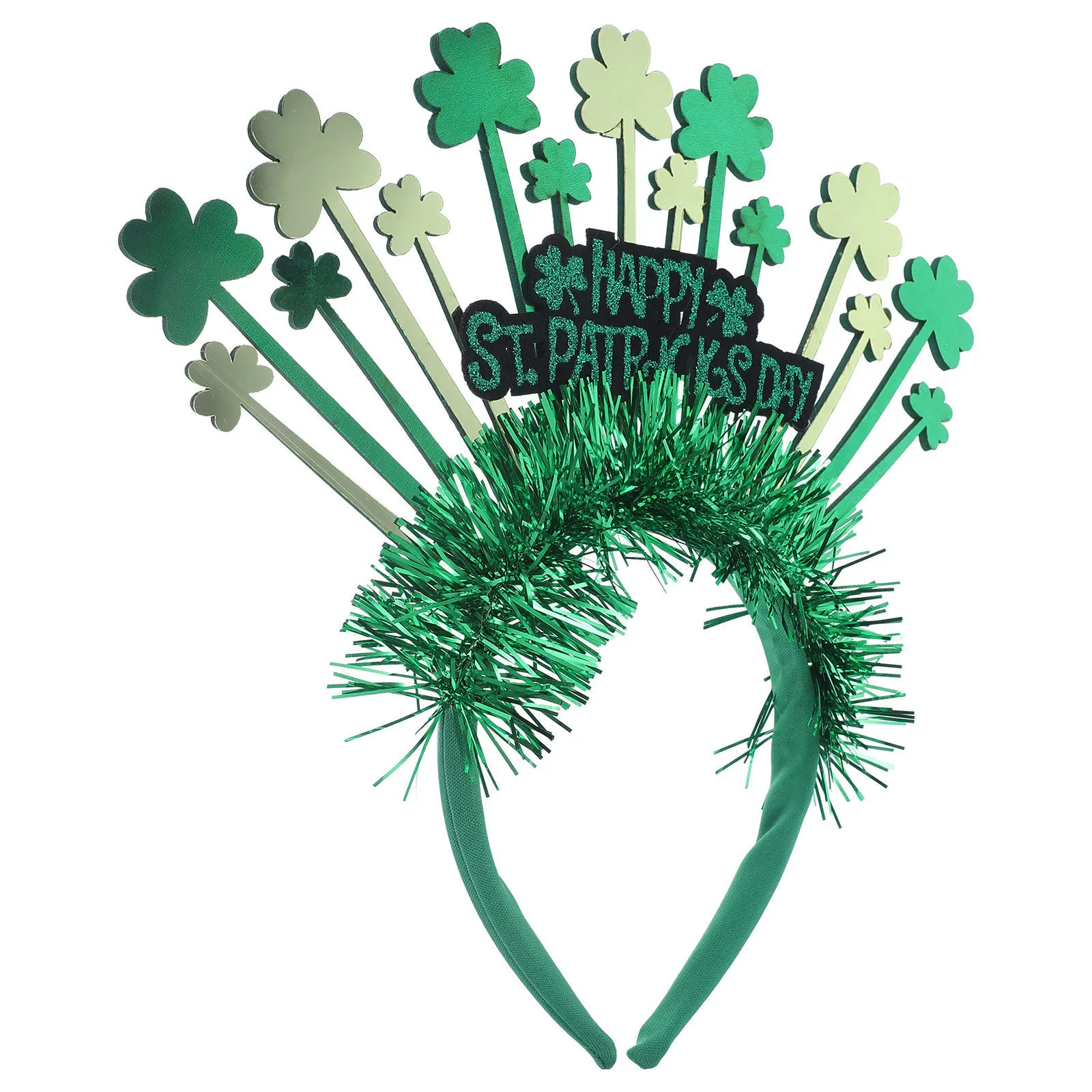 

St Patrick Headbands Shamrock Hairband Party Hats Festive Accessories Holiday Decorations