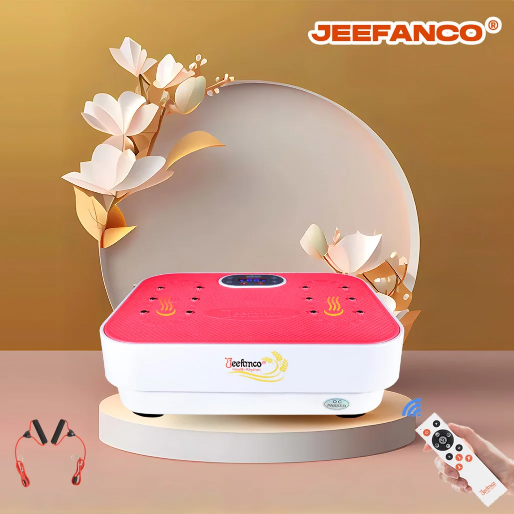 

Vibration Plate Jeefanco Seniors & Teens Silicone Surface Magnetic Heating Fitness Home Efficient Resonance Fitness Equipment
