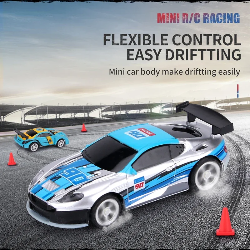 RC Racing รถ Mini 1/58 สามารถ APP รีโมทคอนโทรลรถยนต์รถบรรทุกไฟฟ้า drift rc รุ่นวิทยุควบคุมของเล่นเด็กของขวัญเด็ก