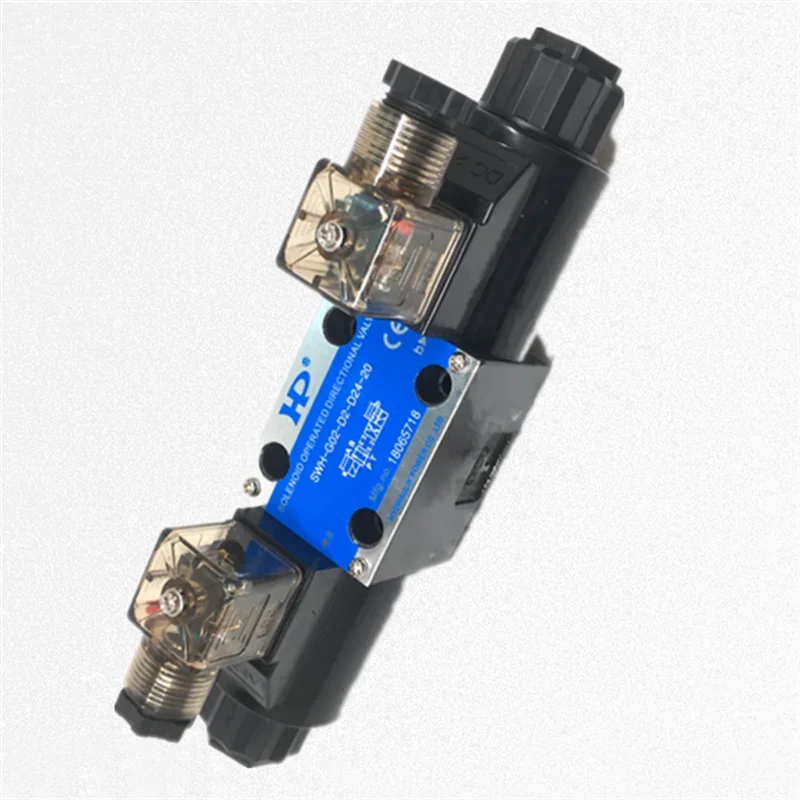 24VDC SWH-G02-D2-D24-20 تايوان صمام التحكم الهيدروليكي صمام الملف اللولبي للآلة