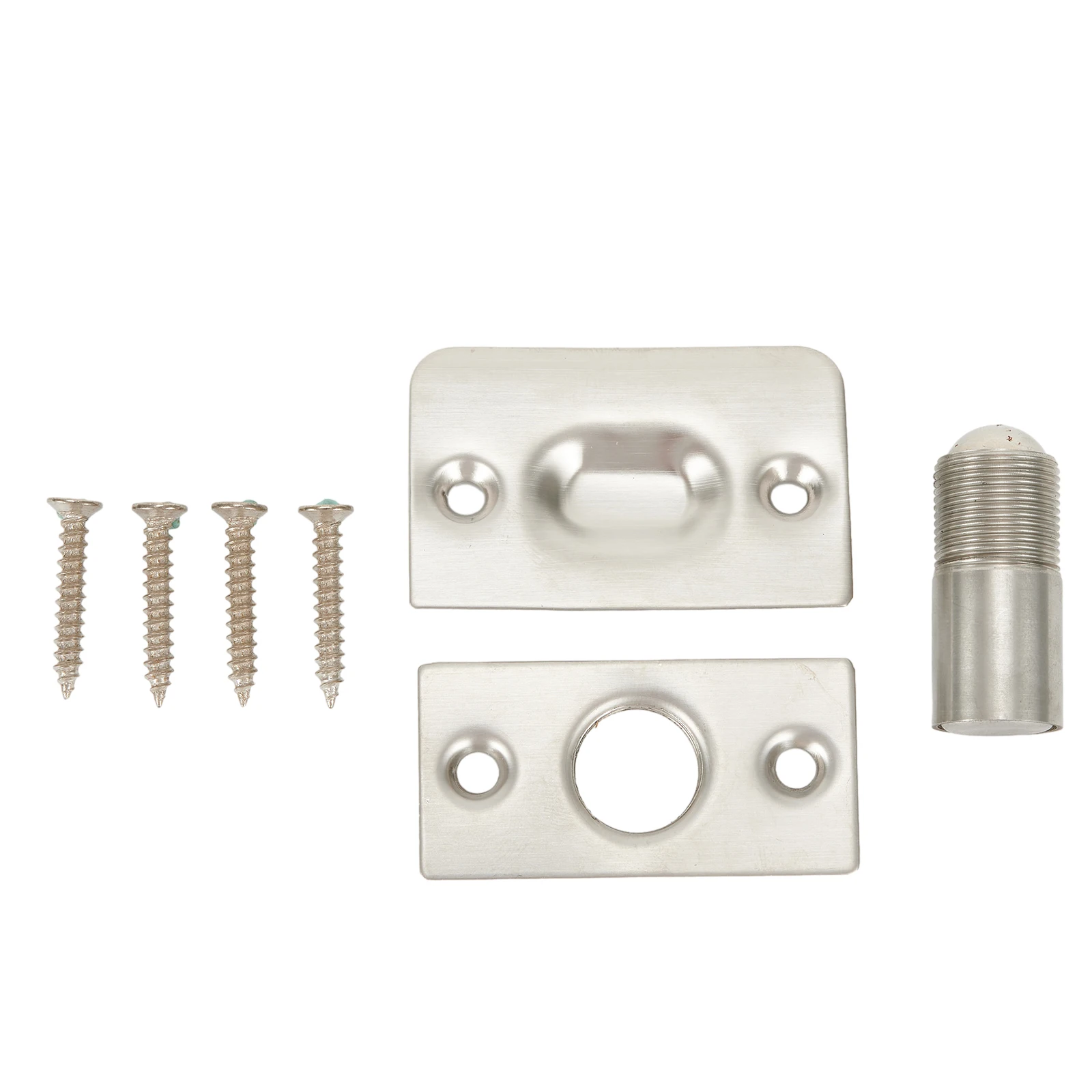 Adjustable Roller Ball Stainless Steel Door Spring Catch Lock Internal Latch Set With Screws Swinging Doors Double Hardware