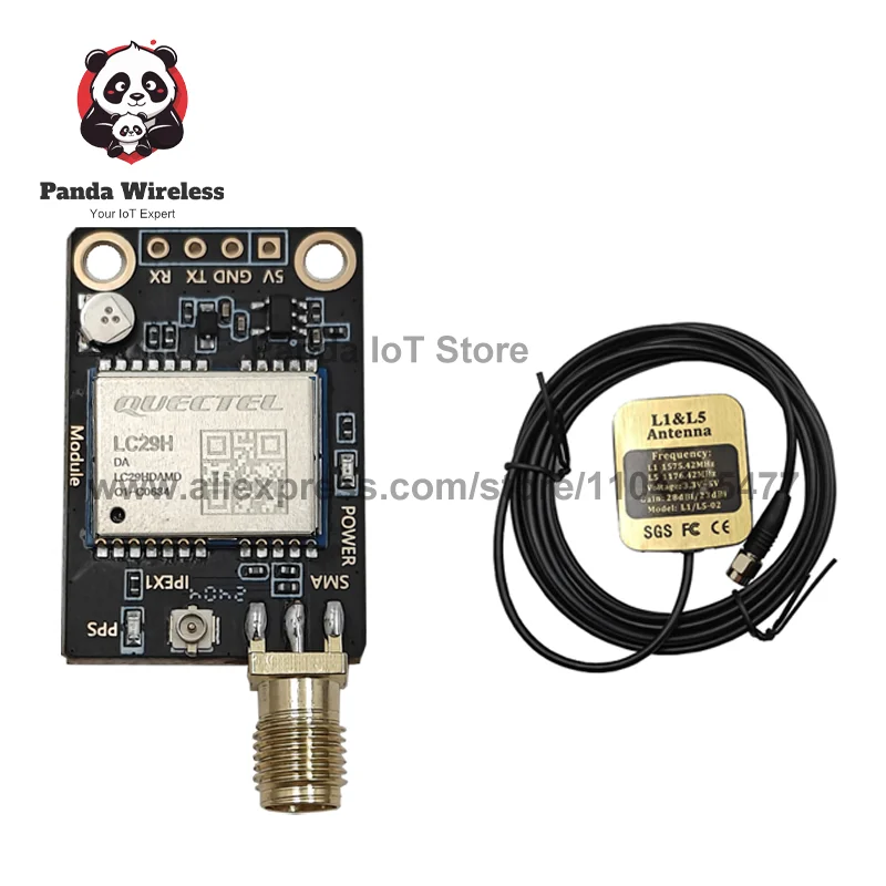 Quectel LC29H LC29HAA LC29HBA LC29HDA LC29HEA RTK-module Dubbele frequentie GNSS GPS BDS Galileo GLONASS voor landbouw Grasmaaier - afbeelding 1