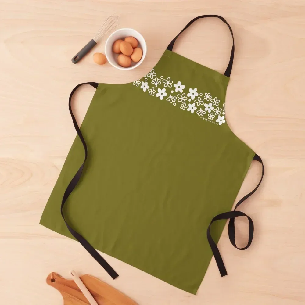 

Vintage Pyrex Spring Blossom White Design Apron Kitchen Items christmas 2025 Beauty Women Kitchen'S Apron