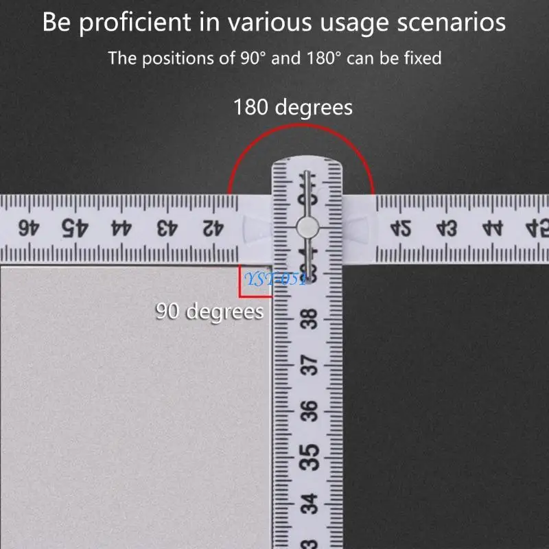 

E15A 2Pcs 2 meter Foldable Measuring with Clear Metric Marking Ruler Tool