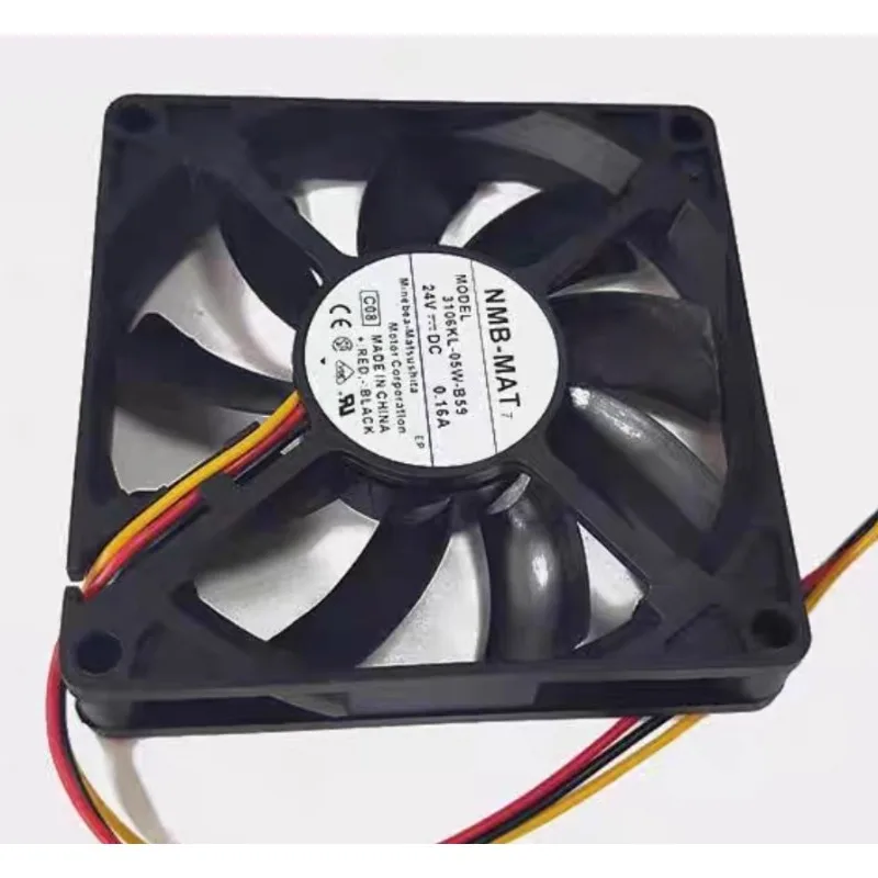 New Cooler Fan for NMB 3106KL-05W-B59 24V 0.16A 8CM 8015 Cooling Fan Detection and Alarm Function 80x80x15mm