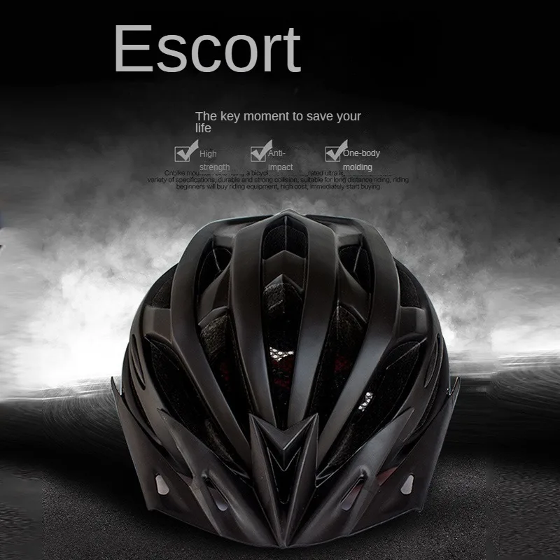 Mountain road bicycle riding helmet integrated forming men's and women's cycling helmet riding equipment reduces wind resistance