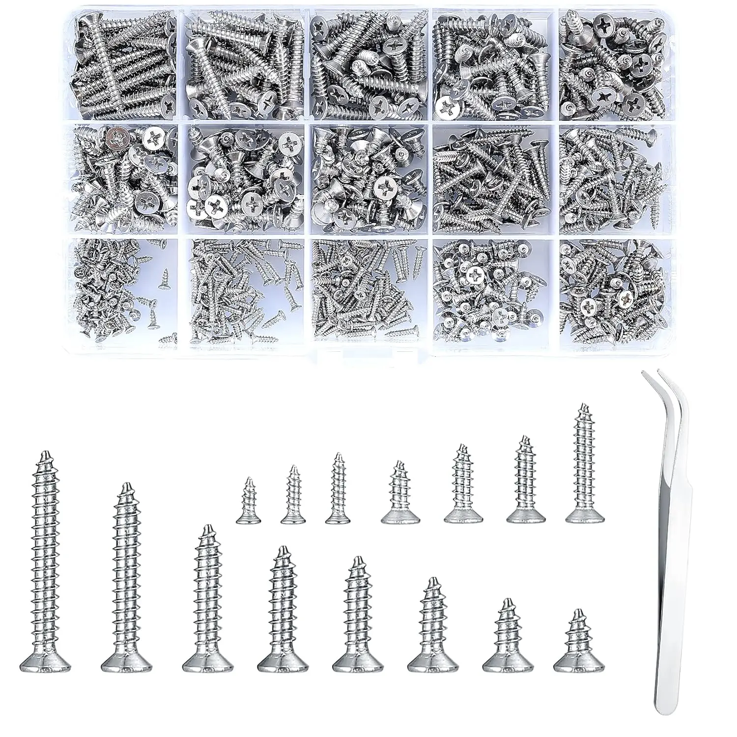 595 Pcs Self Tappin…