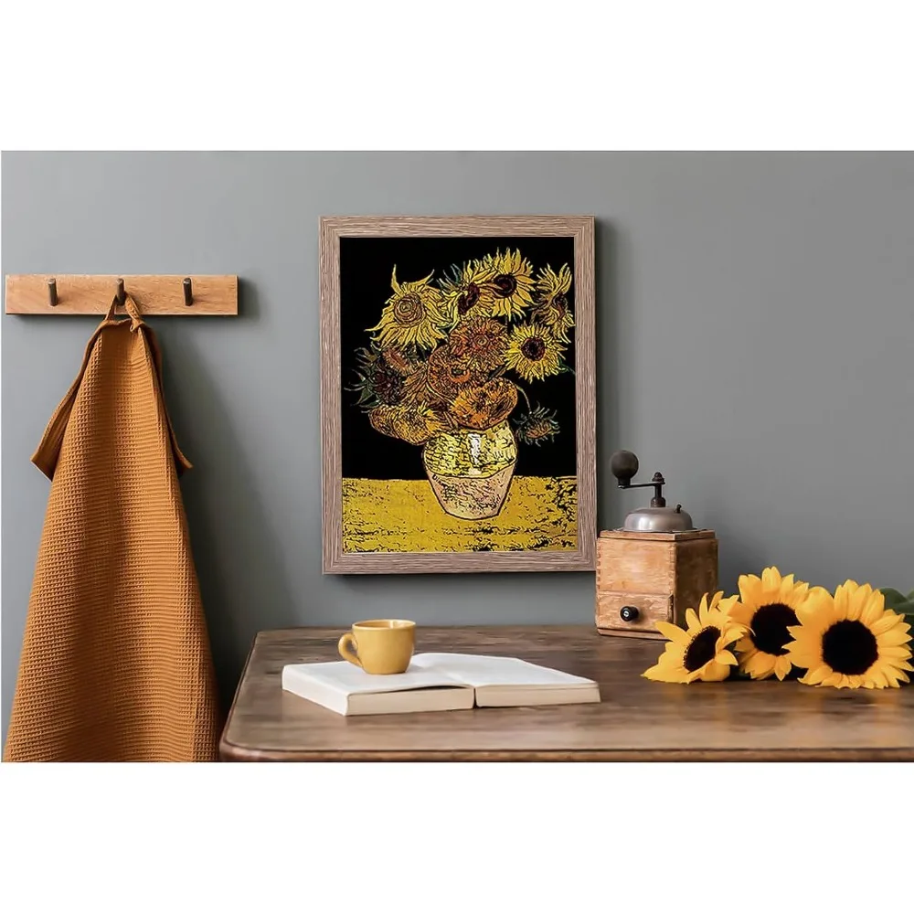 Винсент Ван Гог скретч радужная бумага, эскиз, гравировка, скребок для ночной сцены для взрослых и детей