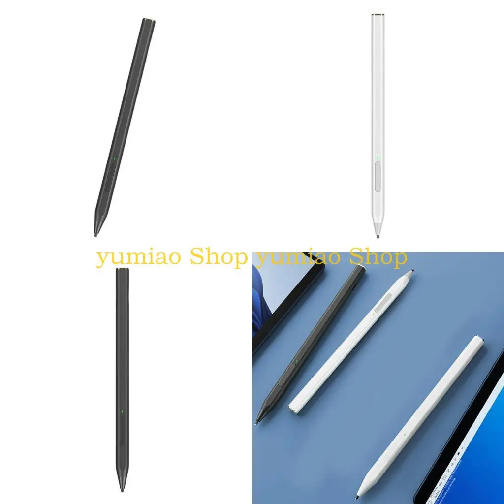

587B Professional Styluses for Surfaces, 100 Hours Battery, USB C 4096 Pressure, and Eraser