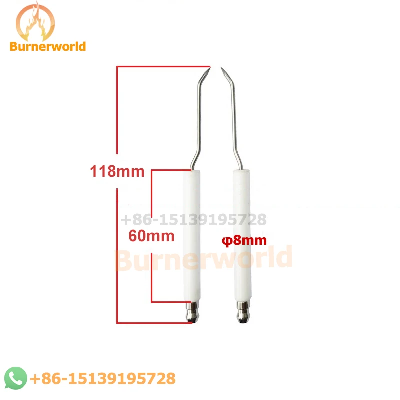 Burner Ignition Electrode K10K/CX10A igniter for industrial burner ceramic electrode