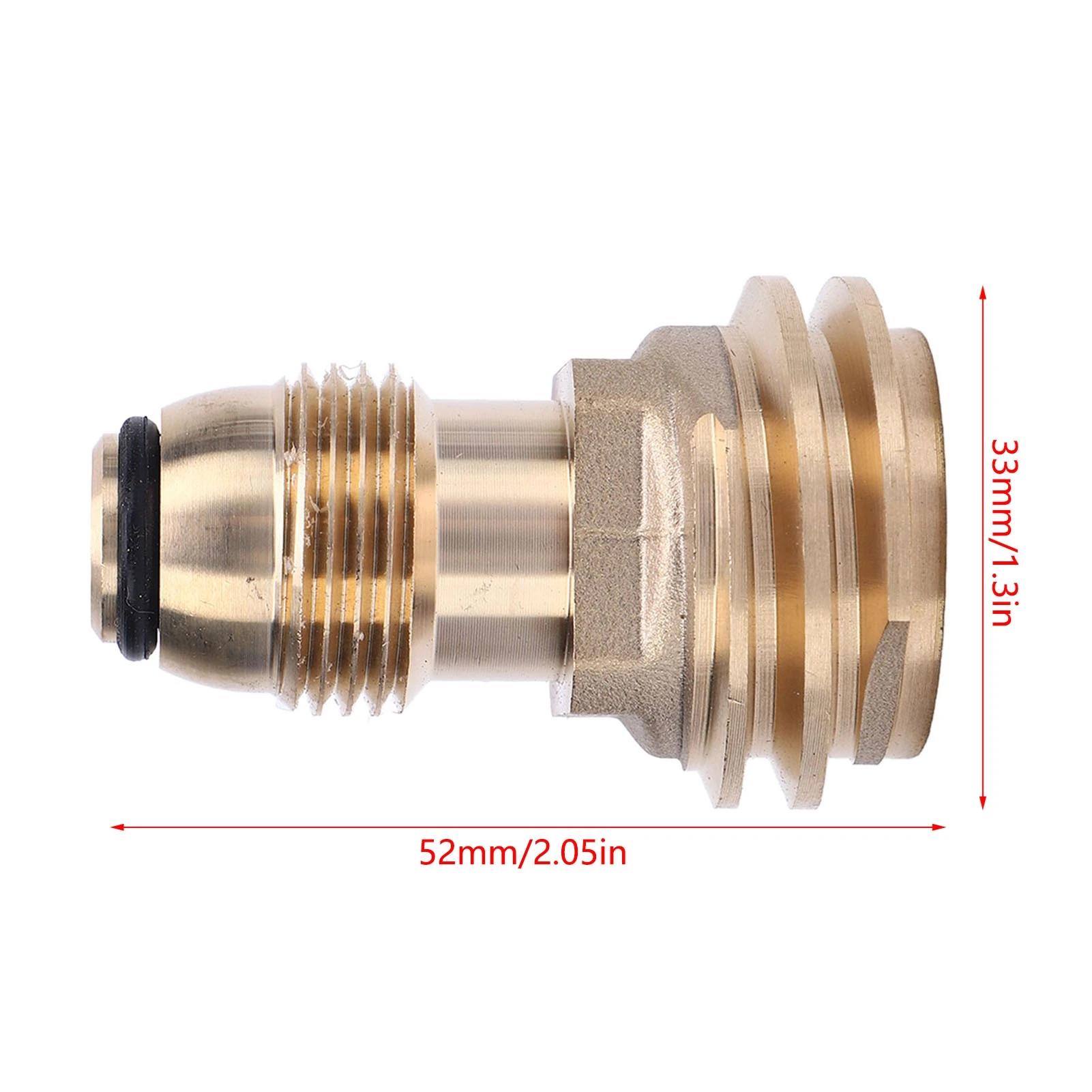 POL to QCC1 Tank Hose Adapter POL to QCC1 Tank Adapter Convert POL LP Tank to QCC1 Type1 Hoses Regulators for RV Van Trailer